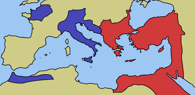 Datei:Roman Empires 476AD.png